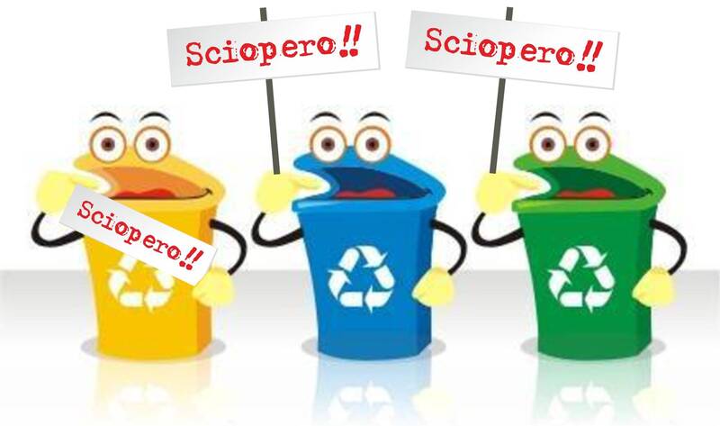 SCIOPERO RACCOLTA RIFIUTI