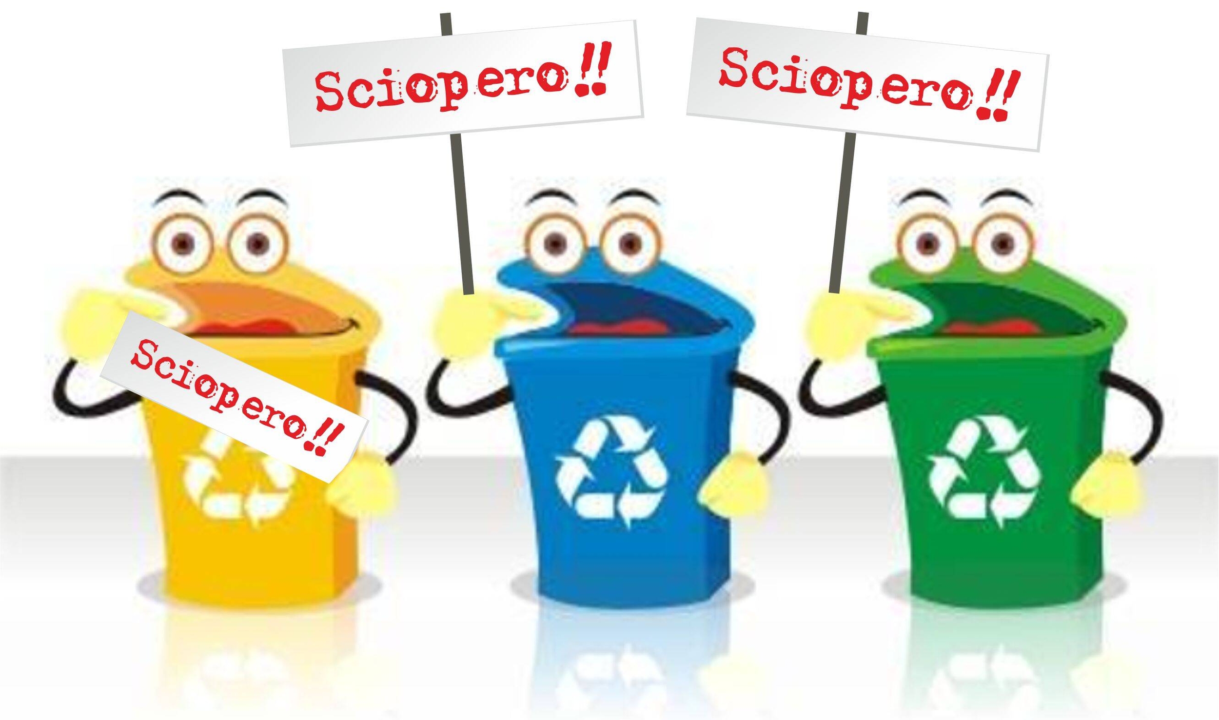 SCIOPERO RACCOLTA RIFIUTI